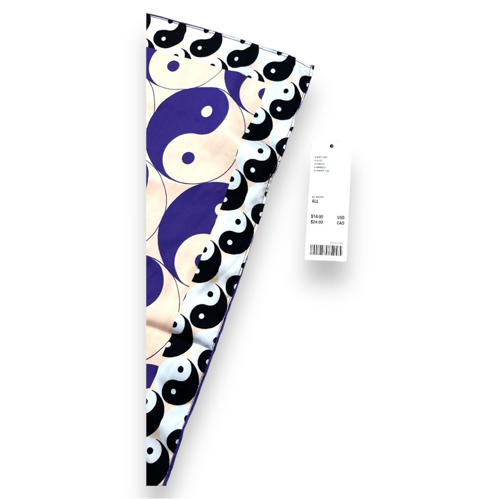 NWT Urban Outfitters Pastel Yin Yang Scarf - Picture 2 of 2
